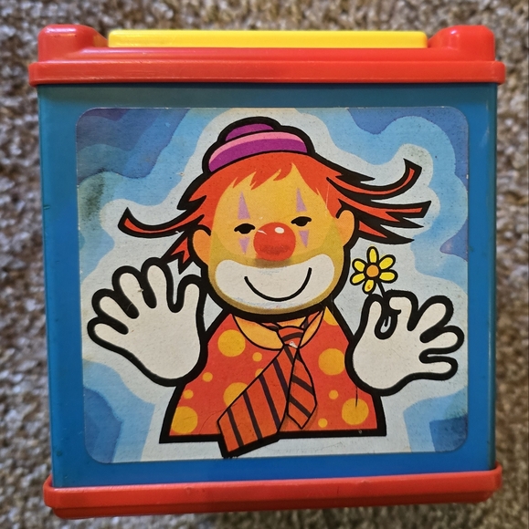 Mattel Vintage Retro Jack In The Box Clown Toy - Picture 4 of 9